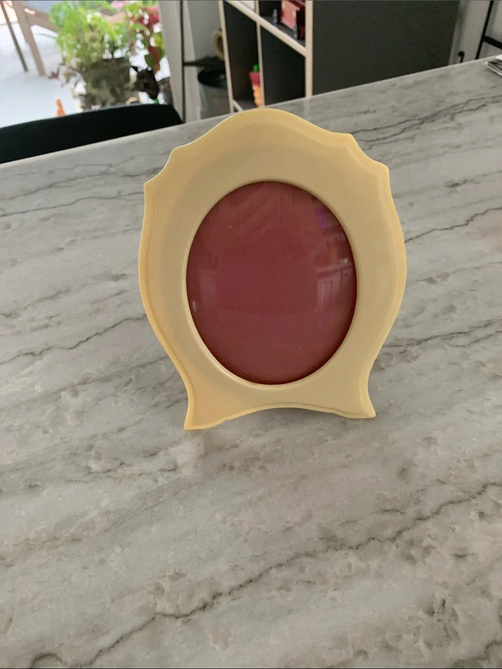 Vintage celluloid Du Barry picture frame   7” x 5 1/2”